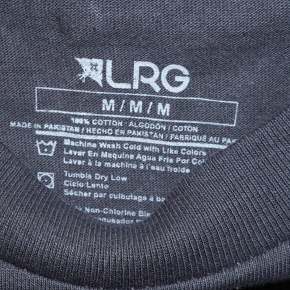 LRG Education Through Imagination Panda Graphic T-Shirt Mens Medium Black - Picture 3 of 4